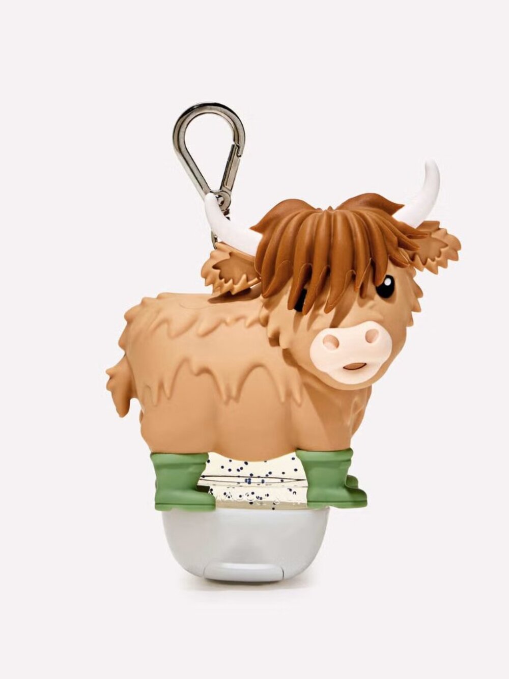 Bath and Body Works "Highland Cow" Pocket Bac Holder w/ Hand Sanitizer "NWT